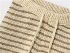 Lil Atelier wood ash stribede strikbukser